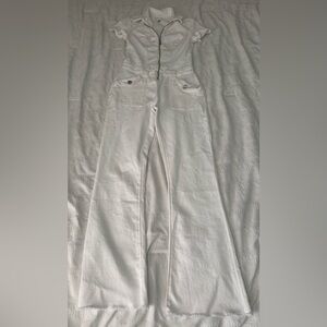 Guess white jumpsuit S